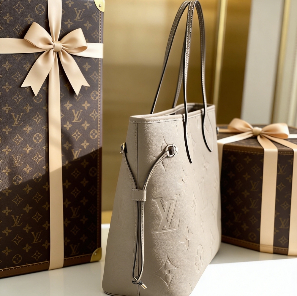 <AUTHENTIC>Louis Vuitton Neverfull MM Tote Bag - Picture 6 of 6